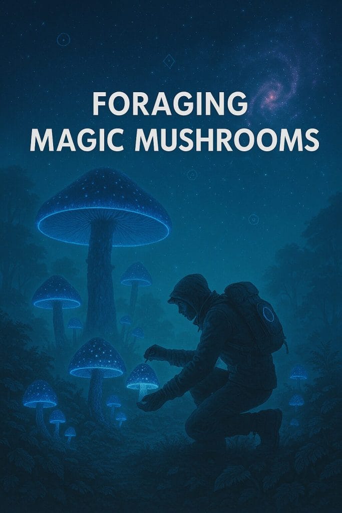 foraging magic mushrooms