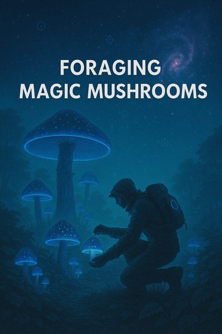 foraging magic mushrooms